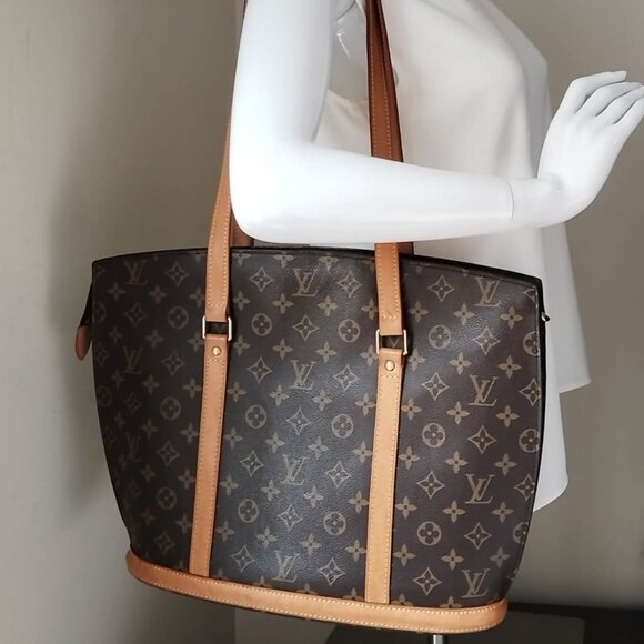 Louis Vuitton Babylone Monogram Canvas Leather Large Shoulder Bag Authentic - Picture 13 of 13